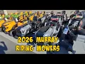 The 2026 Murray Riding Mower lineup