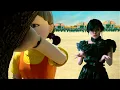 Download Lagu Wednesday Addams Joins Squid Game - Bloody Mary Wednesday Dance in Squid Game Meme