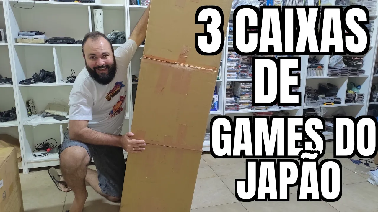 3 Caixas de Games do Japão