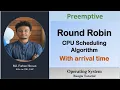 Round Robin with arrival time Preemptive operating system Bangla Tutorial