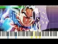 Download Lagu Dragon Ball Super OST - Ultra Instinct (Clash of Gods) | Piano Tutorial