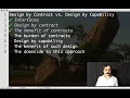 Design by Contract vs Design by Capability