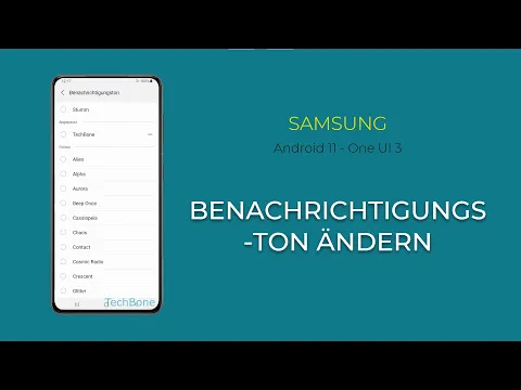 Download MP3 Benachrichtigungston ändern - Samsung [Android 11 - One UI 3]