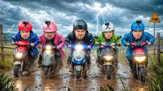 СУЕТА на МОПЕДАХ за 30к ВСЕЙ БАНДОЙ в ШТОРМ! Бородач, Денчик, Перекупы