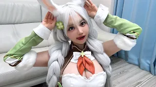 うぅ…悶絶…セクかわ衣装でこんな罰ゲームあり?!【百花ランブル】