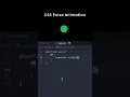 CSS Pulse Animation
