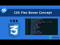 16 CSS 3 Flex Boxes css tutorial for beginners UiBrains NAVEEN SAGGAM