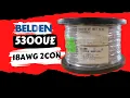 Belden 5300UE 18 AWG 2 Conductor Cmr Riser Security Cable