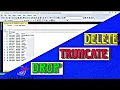 DELETE vs TRUNCATE vs DROP in SQL Server Key Differences Explained