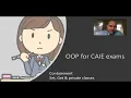 Basic Object Oriented for Cambridge A-levels