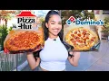 Pizza Hut vs Domino s I Try 15 Different Menu Items Demetria Eats