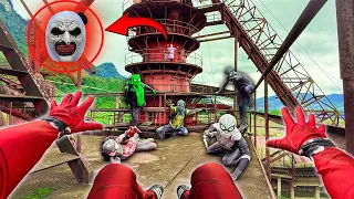 Bros 7 Spider-Man Faced PATIENT Serbian Dancing Doctor in Abandoned Factory ( Action POV )