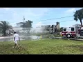 House that the burn down on Gulf winds Circle in Hernando Beach during the hurricane