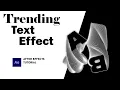 How to Create Echo Text Effect in After Effects Easy Tutorial