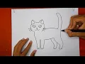 Download Lagu Tutorial Menggambar Kucing Full Badan Termudah