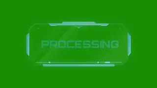 Processing Animation Green Screen FREE TO USE