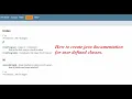 Documentation comments usage of Javadoc creating java doc html page Identifiers