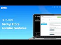 eLocate Set Up Store Locator Features