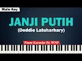 Download Lagu Doddie Latuharhary  - Janji Putih Karaoke Piano MALE KEY