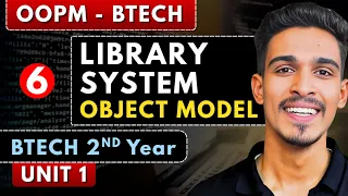 Lec 6 Library Management System Object Model OOPM BTech 2nd Year