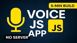Voice Control JavaScript Tutorial Web Speech API Hands On Project