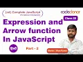 Function In JavaScript Part-2 Expression And Arrow CD Complete JavaScript Course C-22 Hindi