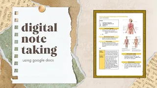 how i create my transes using google docs II a basic guide for pre-med students