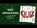 Create an Interactive Quiz Application with Timer using HTML CSS and JavaScript Web Genie