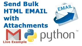 How to send HTML Email with Attachments using Python Live Example