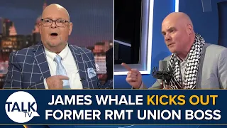 Britain Is A Terrorist State James Whale Kicks Former RMT Boss Out Of Studio