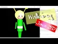 Java 3D How to Make a Walking Little Alien Robot with Source Code