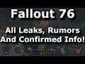 Fallout 76 - All Leaks Rumors Confirmed Info Gameplay Release Date Story Fallout 76 News