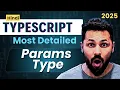 TypeScript Hindi Tutorial Function Params Type in TypeScript