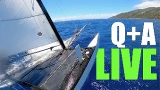 HIGH WIND single hander with spinnaker tips: Q+A LIVE