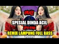 Lagu REMIX LAMPUNG SPESIAL DINDA ACIL 2025 TERBARU  DJ LAMPUNG VERSI ZPTO ASLI KENCENG