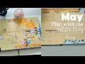Plan With Me May Bullet Journal Setup 2025 Bee Theme Holistic Living Focus