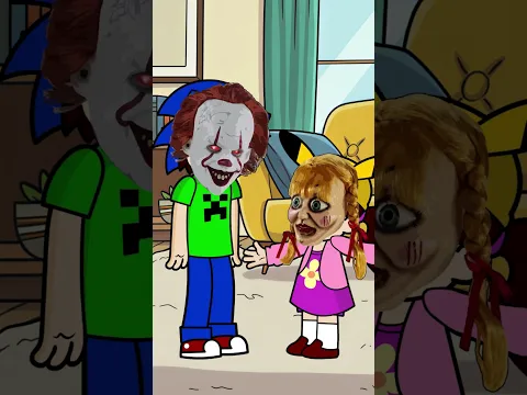 Mis Hijos asustan a su Mamá en Halloween 🎃 #casimochotv #animation #humor
