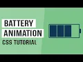 Charging Battery Animation CSS Tutorial