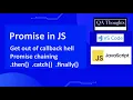 JavaScript Promises Explained then catch Promise Chaining QA Thoughts