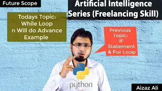 While loop in Python Easy Tutorial AI Series Hindi Urdu