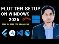 How to Install Flutter on Windows 2026 Update Setup Android Studio and VS Code for Flutter