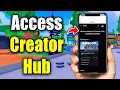 How To Access Creator Hub on Roblox Mobile App Easy Guide