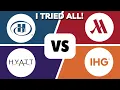 Hilton Vs Marriott Vs Hyatt Vs Ihg - 2025 COMPARISON