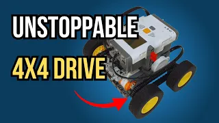  lego ev3 or nxt 4x4 chain drive robot built for extreme terrain 