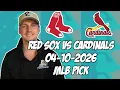 Boston Red Sox vs St Louis Cardinals 26 MLB Pick Prediction MLB Betting Tips