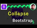 Toggle Collapse Button in Bootstrap 5 Bootstrap 5 Tutorial Episode