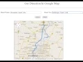 Get Directions Google Map API using JavaScript