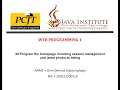 Web Programming Task 08 1st year Java institute