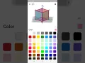 Creating a Cube by Geogebra 3D Method 1