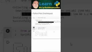 1 Minute Python - Print 5 Ways